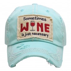 Vintage Sometime Wine Green Distressed Look Western Hat Baseball Cap Adjustable  eb-82592868